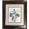 Image 3 :  limited edition framed art print titled "A Spring Tradition" by Canadian pencil artist BJ Brown, nu