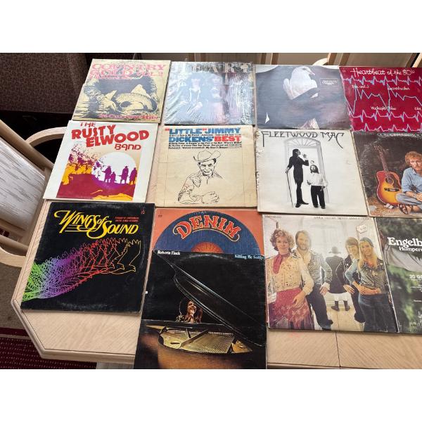 Vinyl collection, vinyl records.