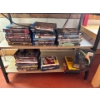 Image 1 : DVD collection and miniature TV stand. TV stand is 31 inches wide, 15 and a half inches deep by 24 i