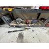 Image 1 : Bottom row, all tools included. Craftsman two twenty five and two twenty five circular saw, air poli