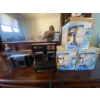 Image 1 : Polaroid 600 land camera 640 in a Kodak VR 35 camera and three boxes of energy saver brand new in th