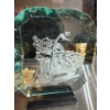 Image 1 : Eric Herman etched glass. Harley.