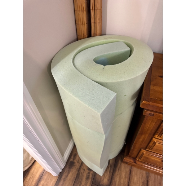 Single foamy, like new, excellent for camping