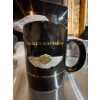 Image 1 : Harley Davidson, black and gold, hundred years of great motorcycles, coffee mug.