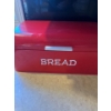 Image 2 : Matching Red kitchen set, mugs, bread box, sugar cannister, coffee cannister, tea cannister, utensil