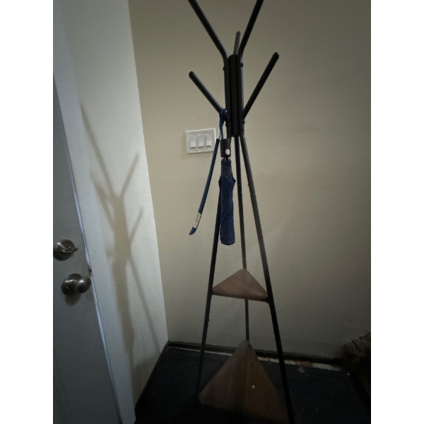 coat hanger rack. 