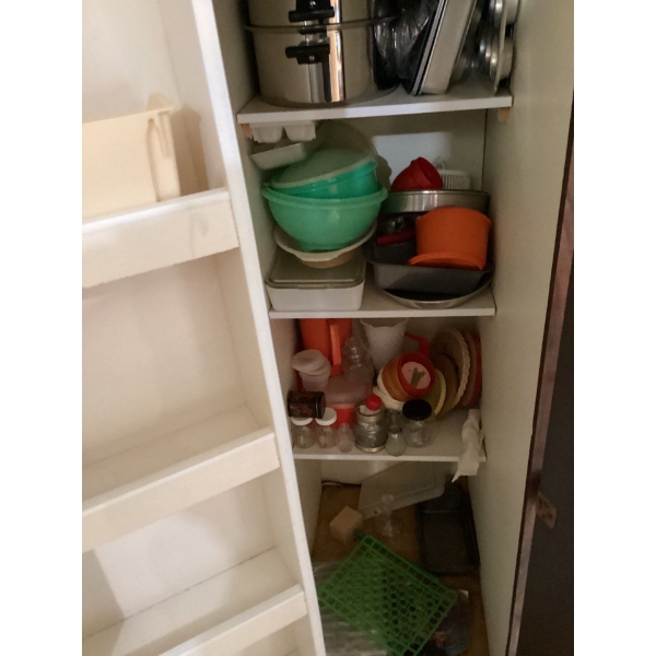 all items in cabinet included. Both sides.