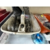Image 3 : All items on this shelf included. Die grinders, air ratchet, 90 piece heat shrink wire wrap assortme