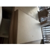 Image 2 : light-wood dining table and chairs set, which is expandable if needed. 
