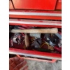 Image 4 : red International brand rolling tool chest and cabinet set.
Constructed from steel for durability an