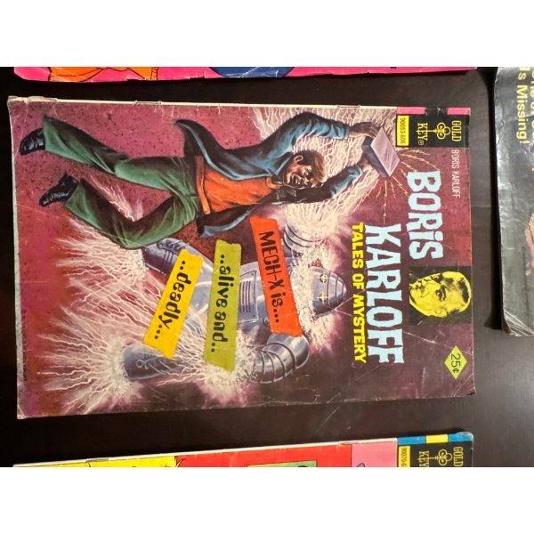  vintage comic book titled "Boris Karloff Tales of Mystery" published by Gold Key Comics.