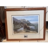 Image 2 : framed limited edition signed and numbered print titled "King of the Mountain" by artist Marten Viss