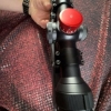 Image 4 : Savage A17 semi-automatic rifle chambered in .17 HMR, serial P742684. Features a black synthetic sto