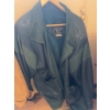 Image 2 : Rumors 'N Gossip leather jacket made in Canada. Features textured and smooth leather panels, front s