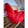 Image 1 : Big Joe dorm Bean Bag chair in a red color
