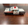 Image 1 :  Vintage tin litho 1958 Mercury Police Car toy, likely manufactured in Japan by companies like Yonez