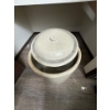 Image 1 :  Medalta 5-gallon stoneware crock with a lid. Medalta Potteries, based in Medicine Hat, Alberta, pro