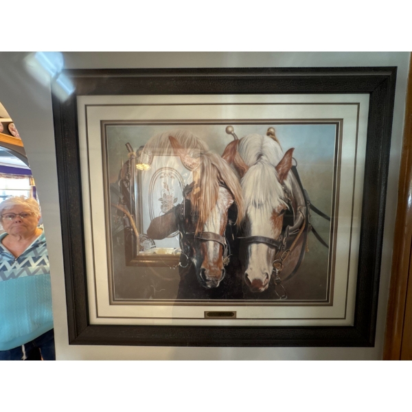  limited edition print titled "A Moment's Rest" by artist Adeline Halvorson. 
