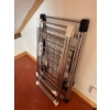 Image 1 : 2 Greenway folding outdoor two-piece stainless steel clothes horse designed for air drying laundry. 