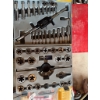 Image 4 : Tap and die set for threading, housed in a hard plastic carry case. Includes multiple dies, taps, ha