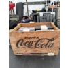 Image 1 :  COCA Cola bottle crate vintage with Dawn Cherry BHS's and silver anniversary collector's edition, V