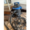 Image 4 : Mastervac wet/dry vacuum with 4 HP motor and 22.7 liter capacity. Features include a black body with