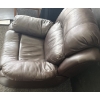 Image 2 : Dark Brown Leather Reclining Lounge Chair(s) BOGO Recliners (1 has Damage)