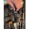 Image 2 : Nine tobacco pipes featuring various materials including wood, porcelain, and corn cob. Includes car