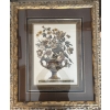 Image 1 : framed wall art print titled "Flowers in an Urn I" or "Flowers in an Urn II" by Piranesi/Roy, often
