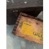 Image 7 : Several assorted wooden boxes, some with hinges and hooks. One box features partial labeling for Gil