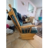 Image 3 : wooden glider rocking chair