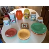 Image 2 : This is a collection of Fiestaware dinnerware.  The colorful and bold shapes and palettes of Fiestaw