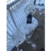 Image 2 :  3-piece cast aluminum outdoor bistro set, 