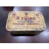 Image 1 :  vintage 3 Twins Fine Cut Smoking Tobacco tin manufactured by Landau & Cormack Limited in Montreal. 