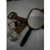 Image 1 : Leather belts and hand mirror.