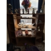 Image 1 :  cabinet with dragon figurines. All contents included. 53 wide by 51 high by 16 deep.