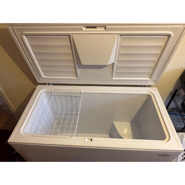 Woody's 42 inch deep freeze, 42 inches long by 22 inches deep by three feet tall