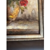 Image 2 : framed reproduction print of the still life oil painting "Summer Flowers" by French painter Henri Fa