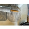 Image 6 : This is a white marble kitchen set, including a rolling pin, cutting boards, and a mortar and pestle
