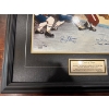 Image 5 :  framed sports collectible is titled "A Clash of Titans" and features autographed images of hockey l