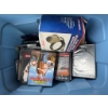 Image 5 : 2 brand new outdoor lanterns, a lot of pool cues, a vintage wash and iron board, and a full tote of 