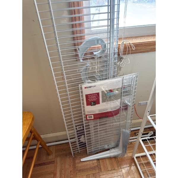  ClosetMaid 2 Ft. Wire Shelf Kit is a ventilated steel shelving solution designed for closet organiz