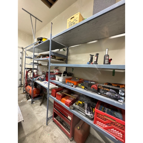 Racking system, all three sides. Rack is 162 inches long. By 93 and a half tall, by two feet deep. R