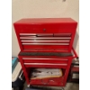 Image 1 : Red toolbox with 3 small drawers and 5 full length drawers, including all contents inside toolbox, m