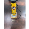 Image 1 : decorative replica of a 1920s Atlantic "White Flash Plus" gasoline pump, often sold as a novelty dec