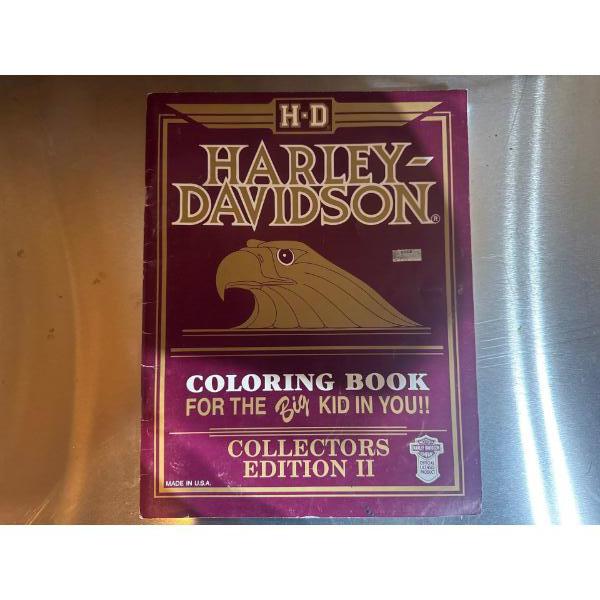 Harley Davidson coloring book for The Big Kid and You, collector's edition number two