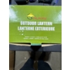 Image 1 : Outdoor lantern. Width, six dash three eighths of an inch. Height, 17 dash half inch. Lamp, one by 1