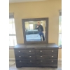 Image 1 : Dresser with mirror. 61 and a half wide. The dressers, only 32 and a half to the top of the dresser 