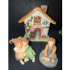 Image 4 : Vintage Tealight Ceramic Collectible Houses & Figurines- Cottage Collectibles