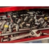 Image 2 : Red toolbox with 3 small drawers and 5 full length drawers, including all contents inside toolbox, m